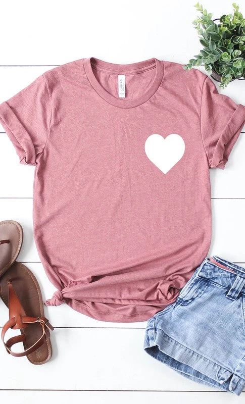 Single Heart Graphic Tee