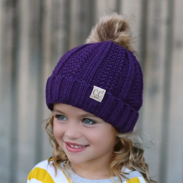 Kids CC Pom Beanie