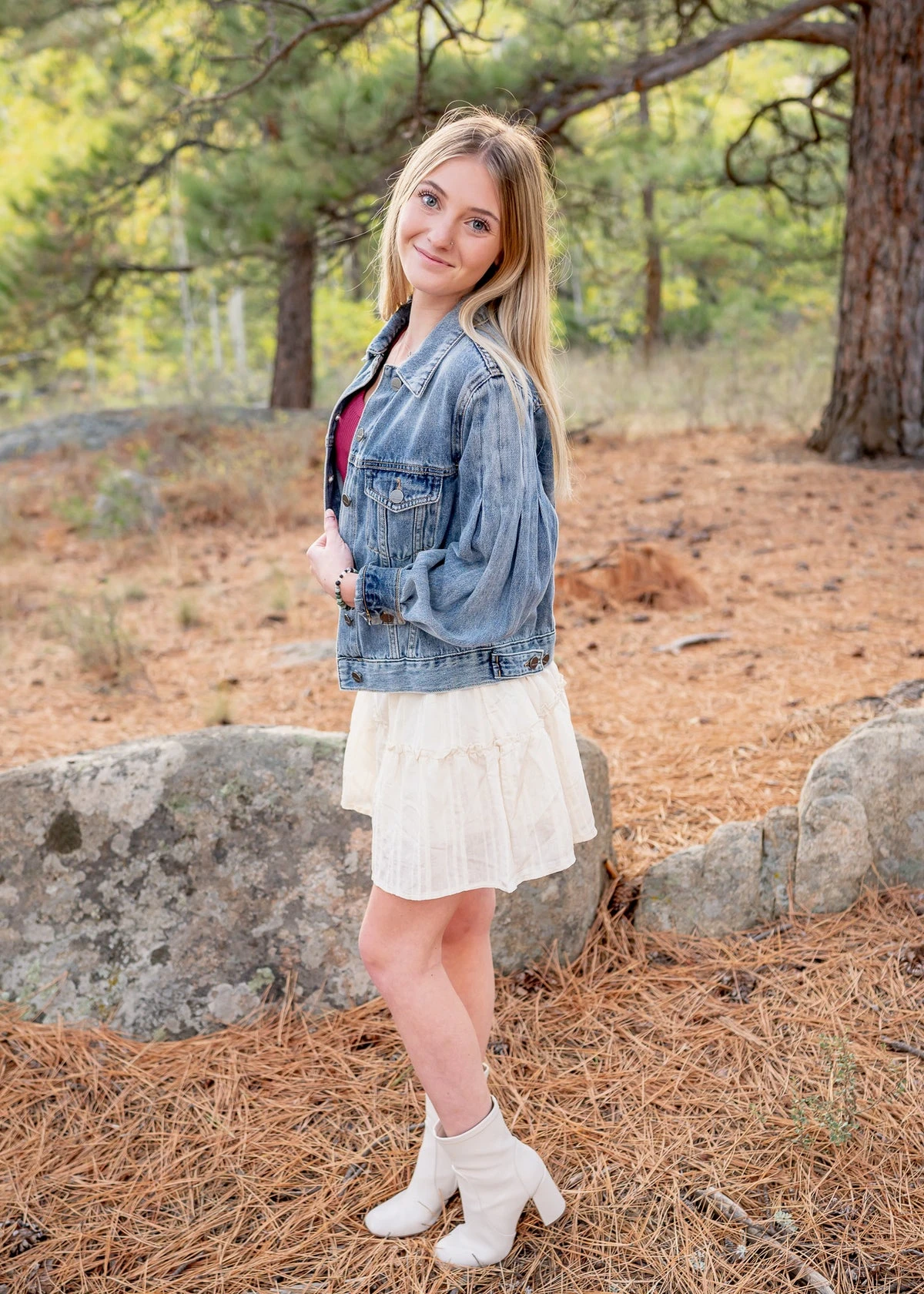 Henley Cream Skirt