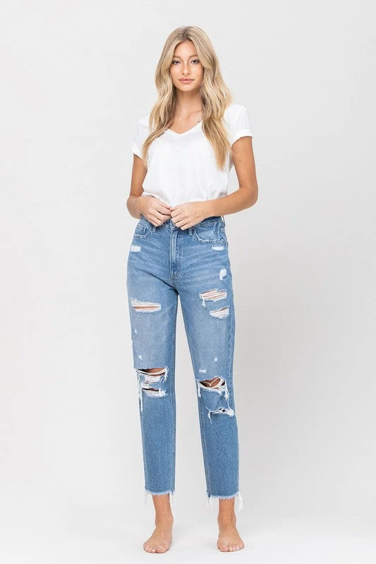 Emma High Waisted Mom Jeans