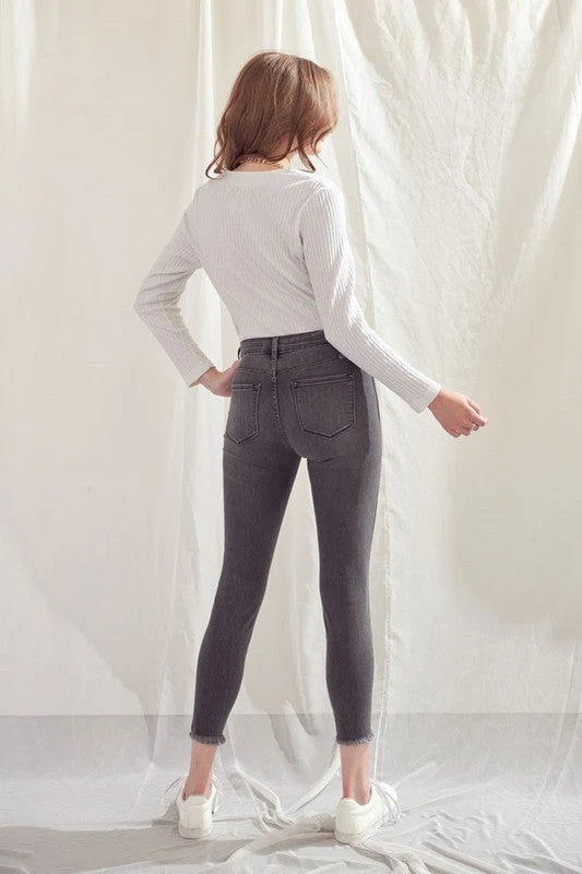 Miley High Waisted Ankle Skinny Jeans