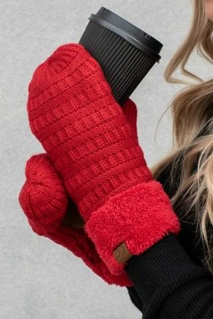 CC Fuzzy Mittens