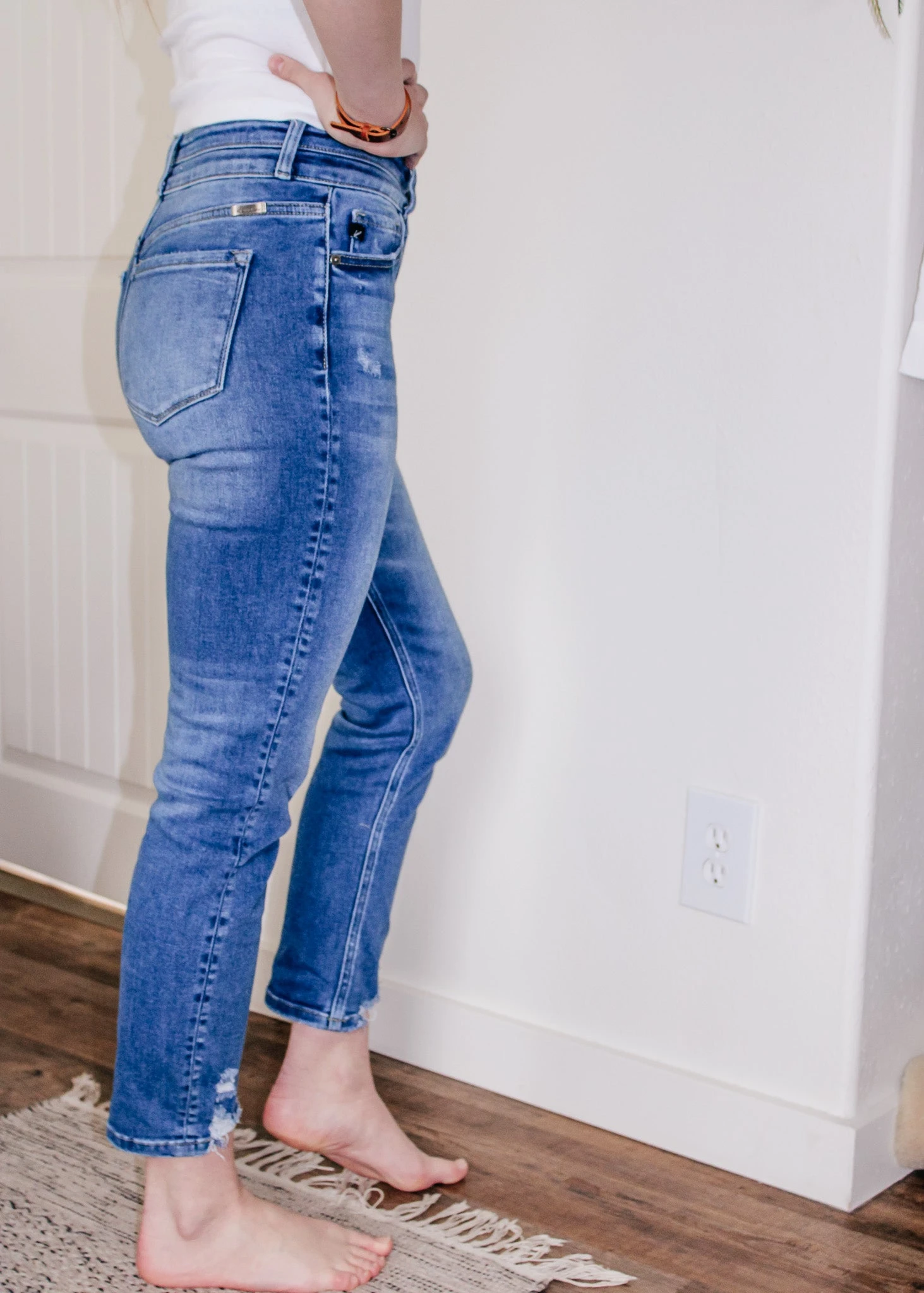 Kelly High Waisted Straight Leg Jeans