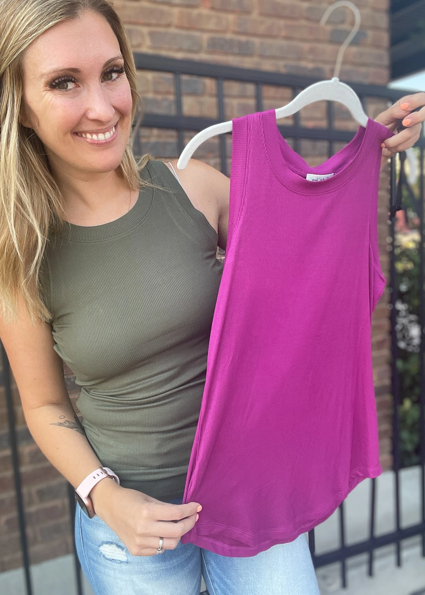 12TB Favorite Ribbed Tank (2 colors)