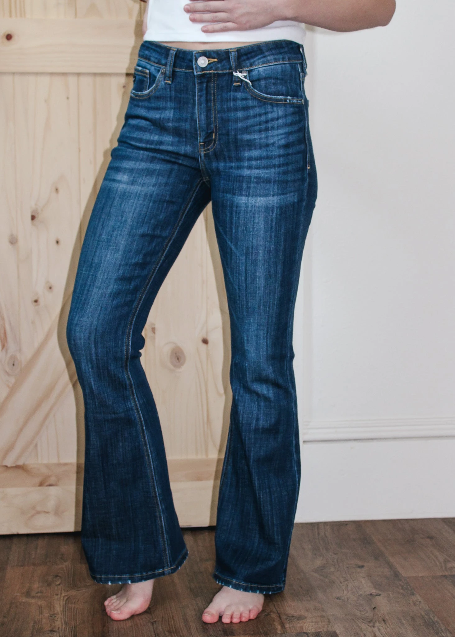 Stevie Mid Rise Flare Jeans