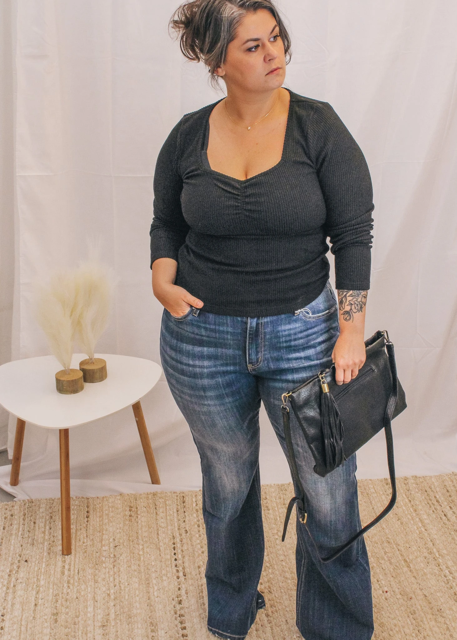 Sweetheart Ribbed Top