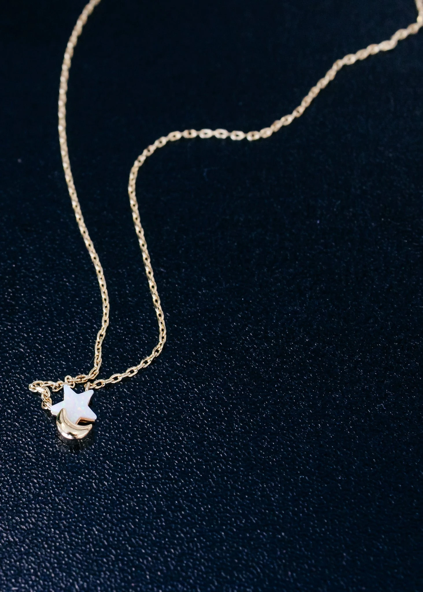 Star & Moon Pendant Necklace