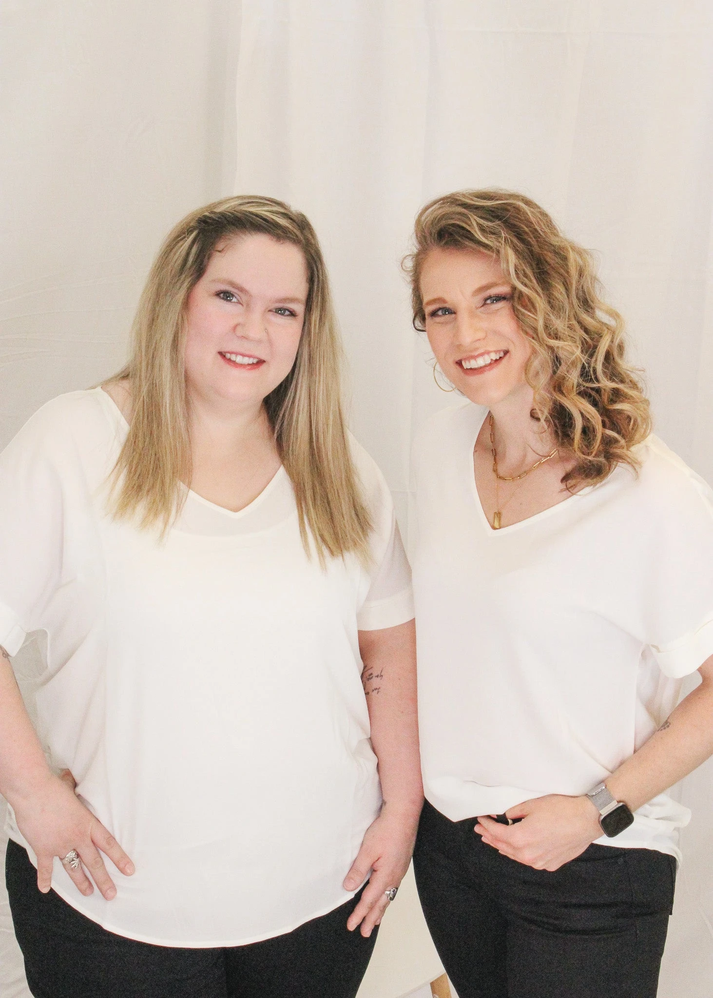 Classic Dressy V Neck Top