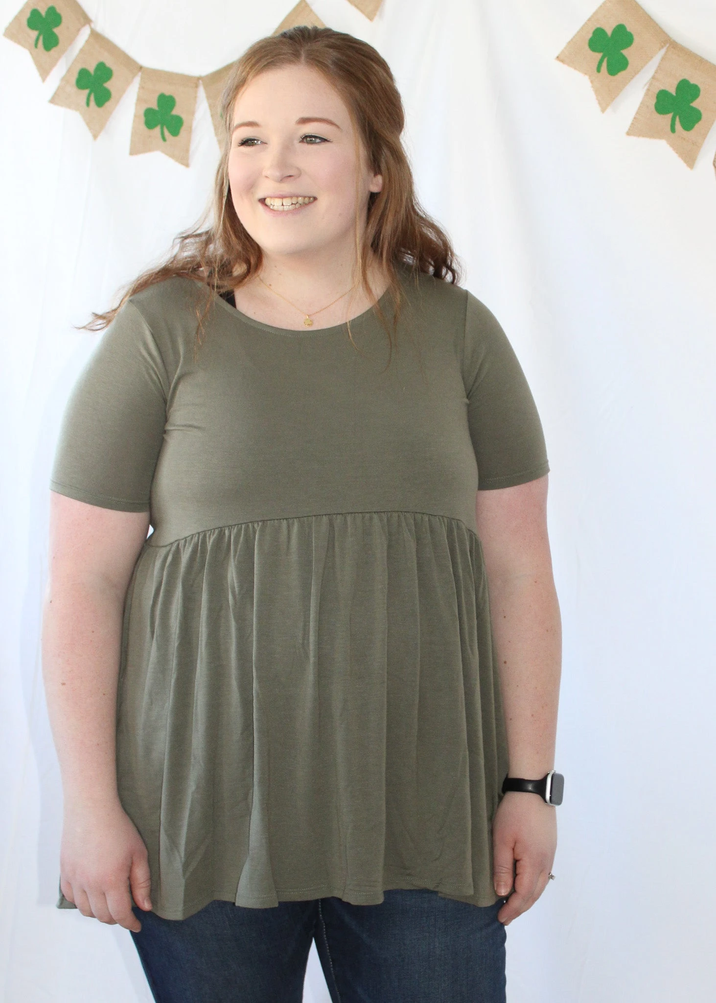 St. Paddys Day Babydoll top