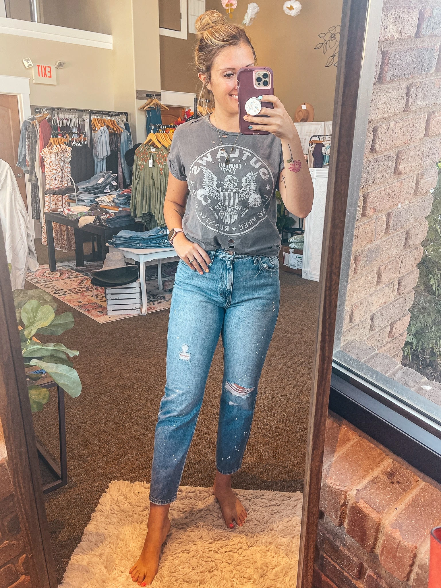 Painter High Waisted Mom Jean
