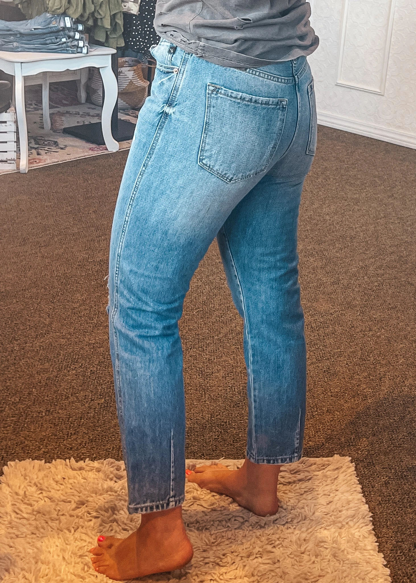 Painter High Waisted Mom Jean