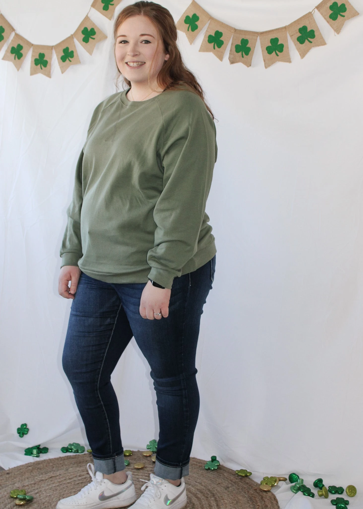 Green Crewneck Sweatshirt