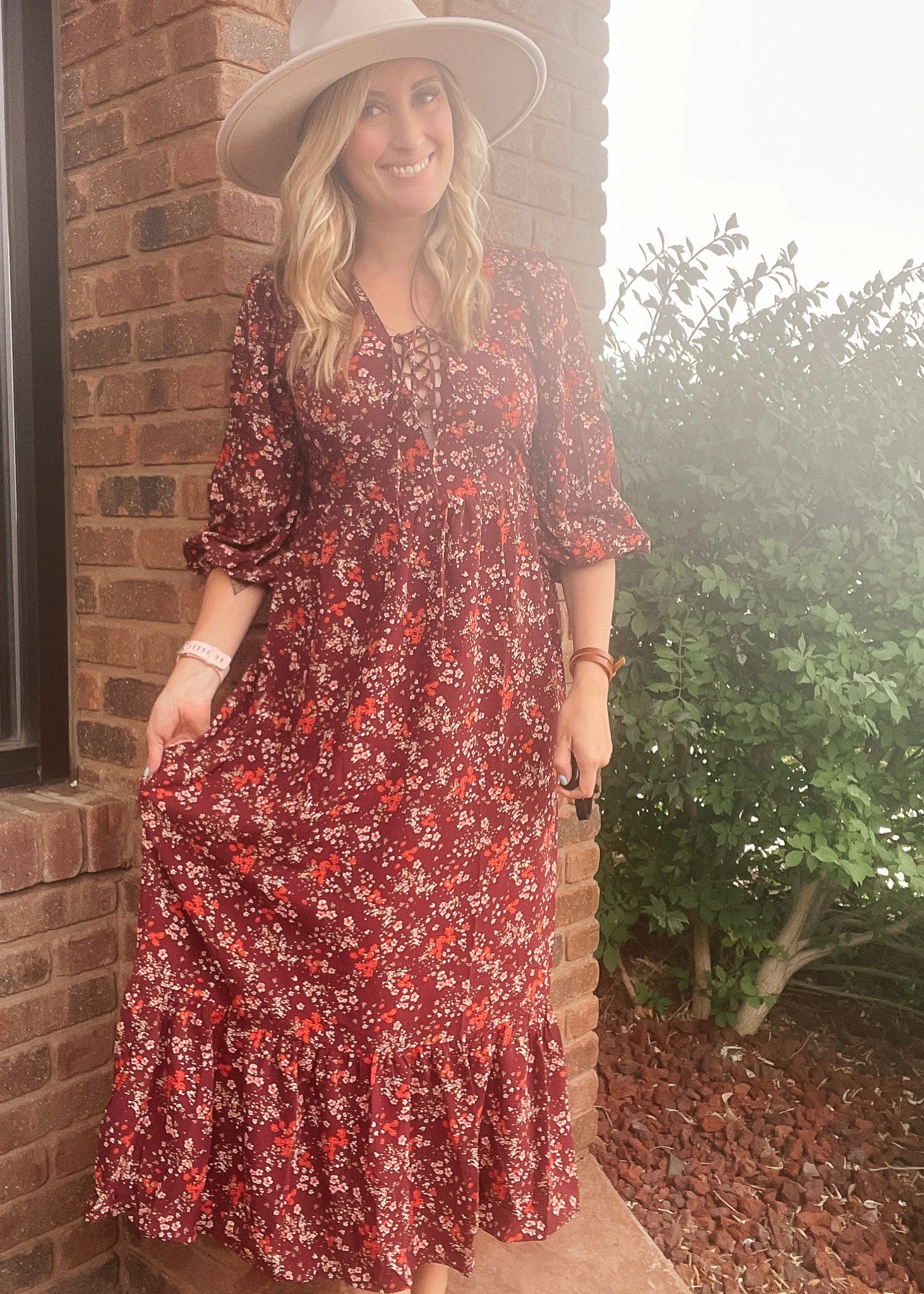 Boho maxi dress