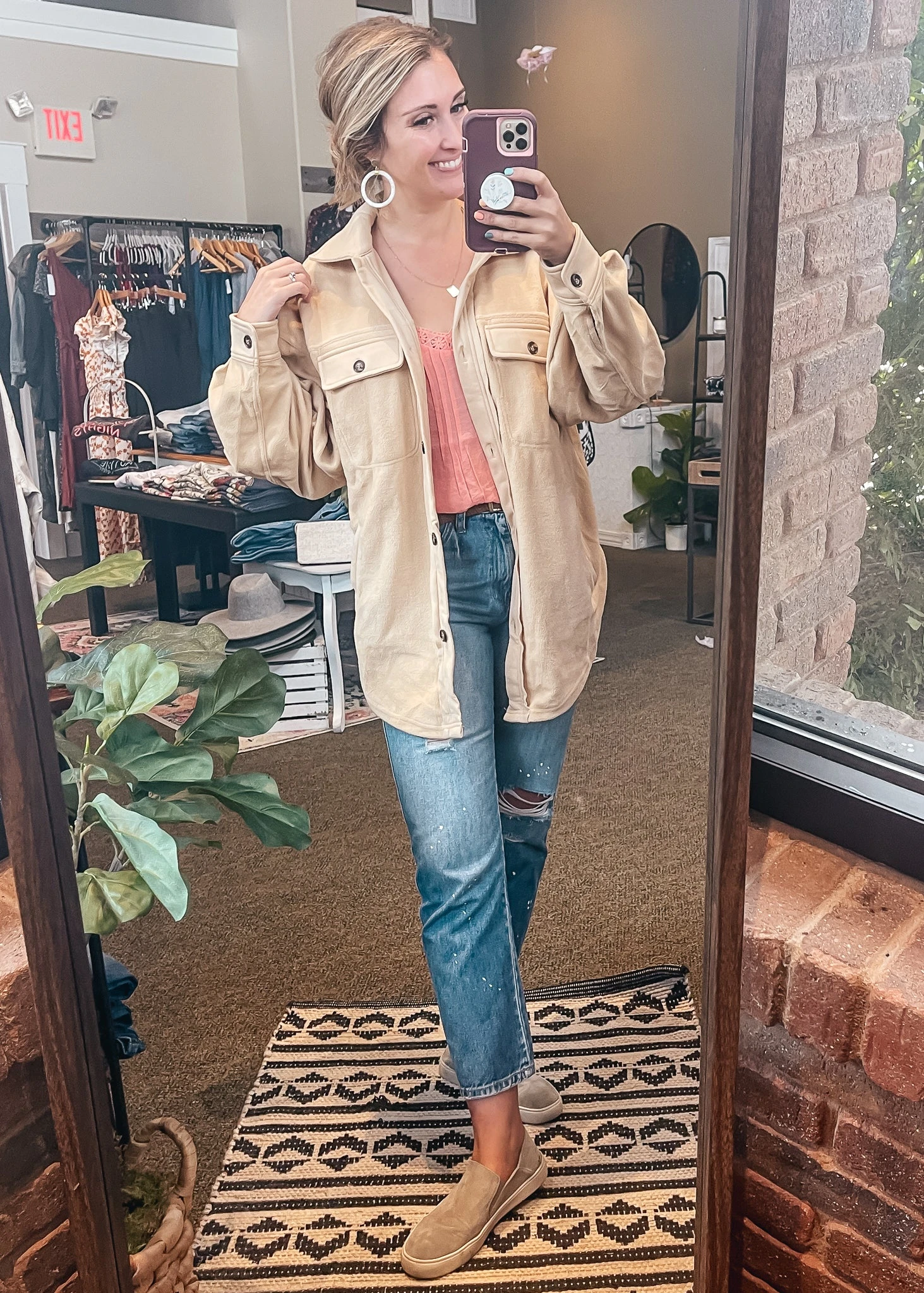 Left Behind Fleece Shacket