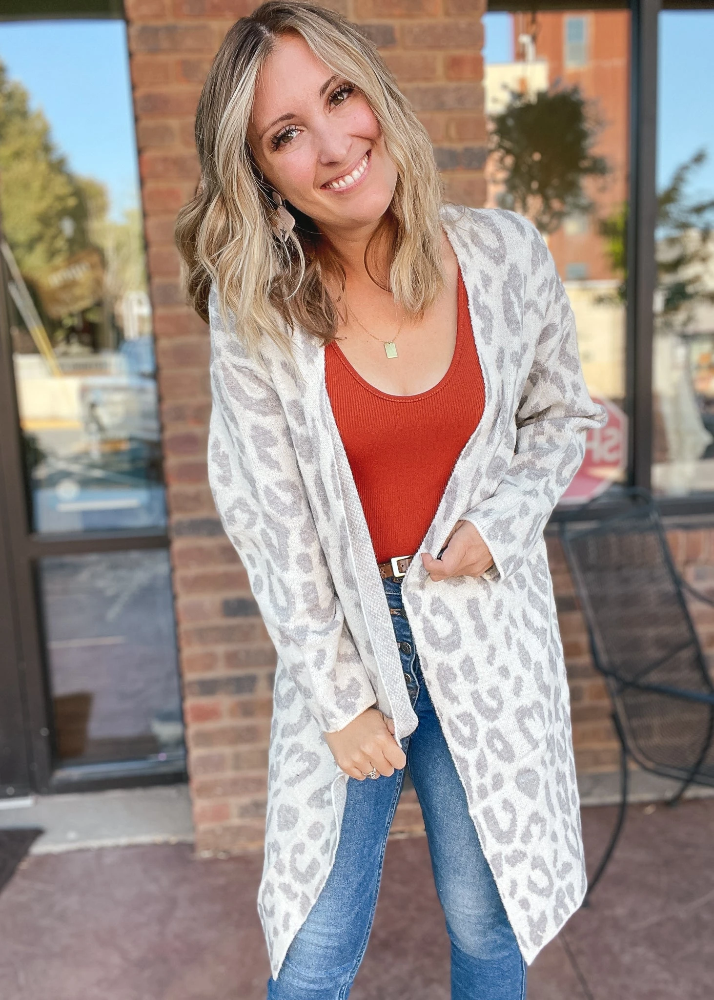 Leo Long Women's Cardigan Sweater