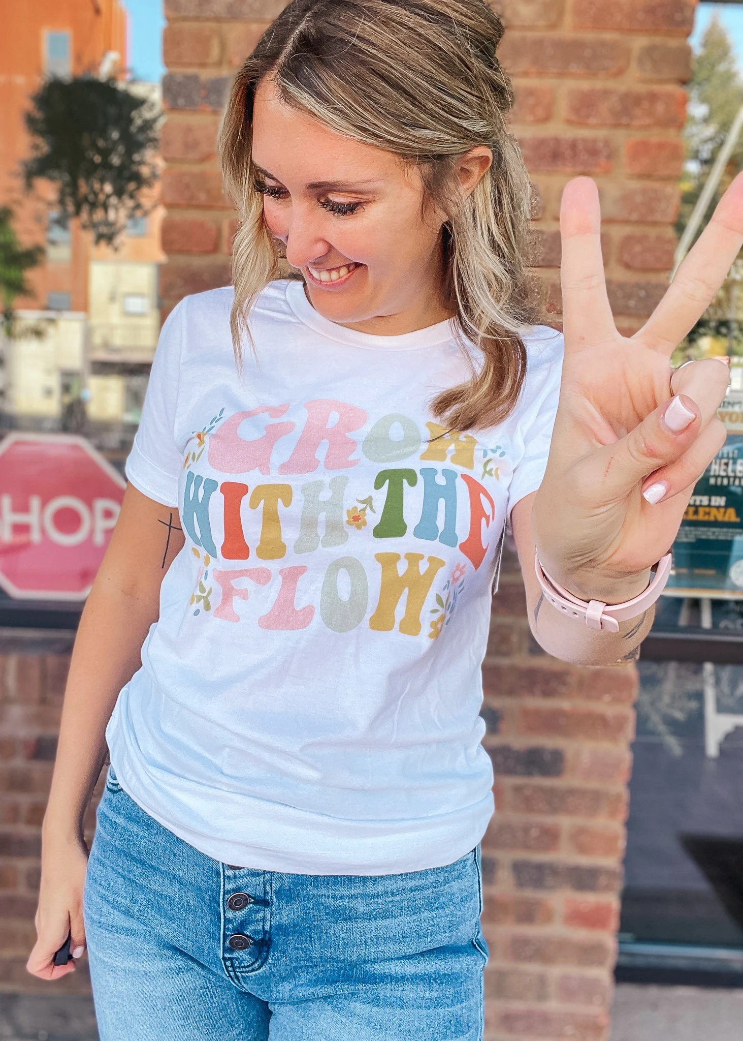 Grow With The Flow Retro T-Shirt