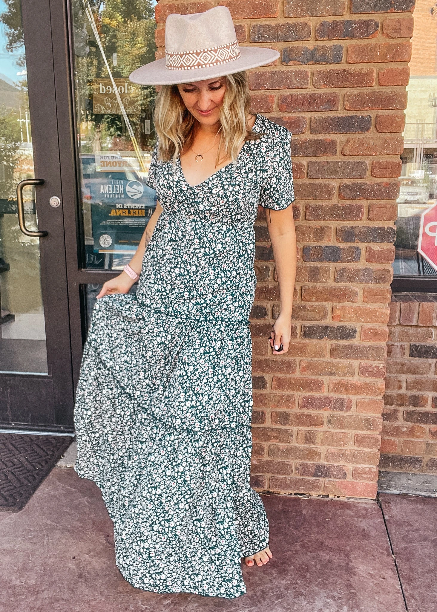 Evergreen Maxi Dress