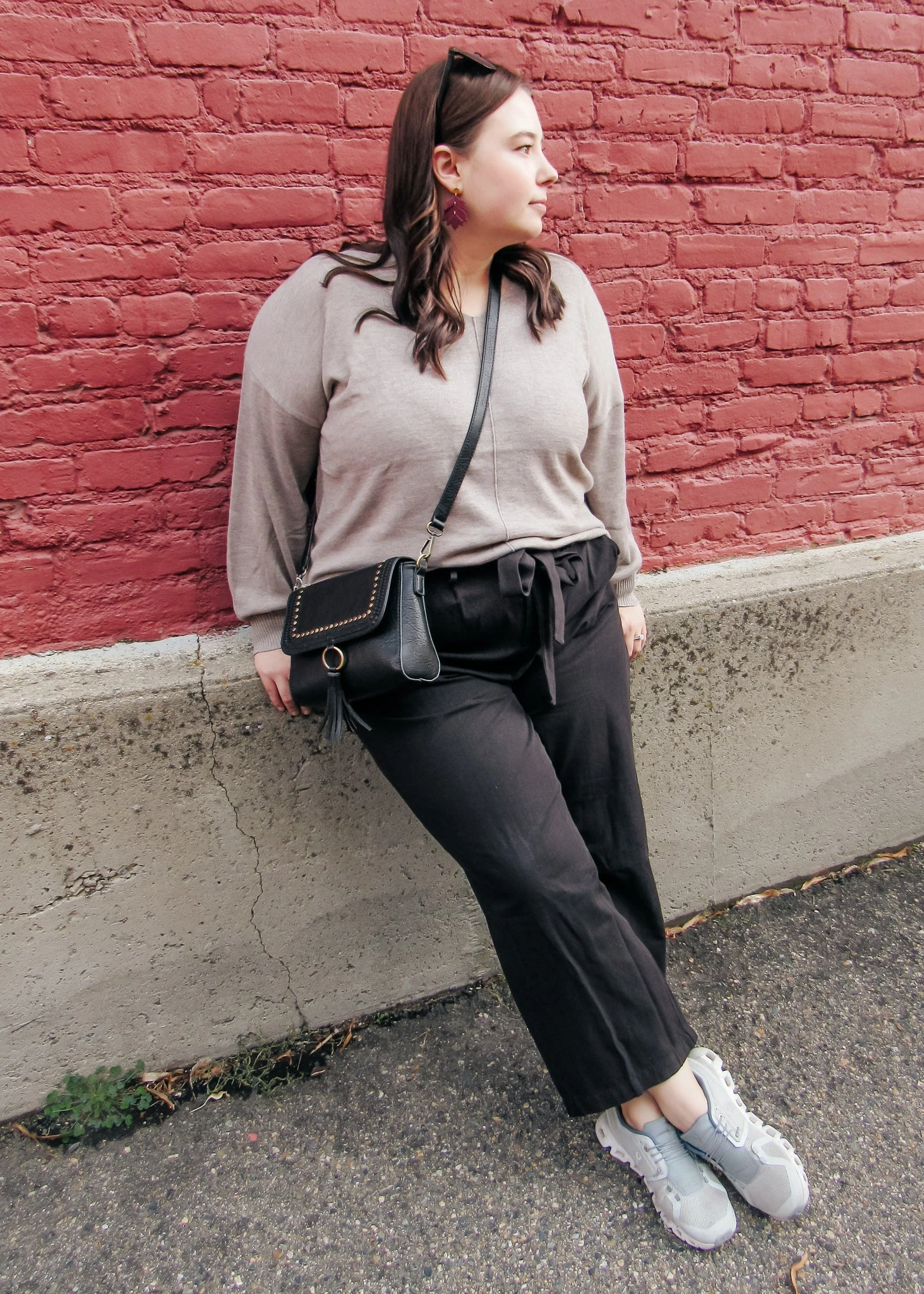 Black Paperbag Pants