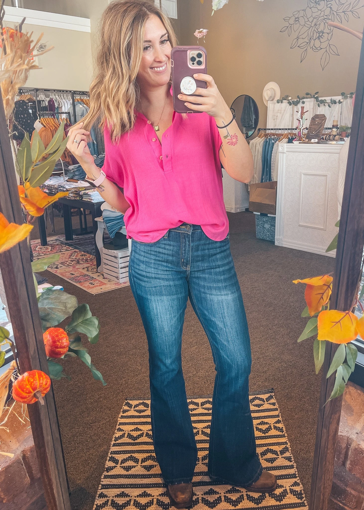 womens short sleeve collared shirt
