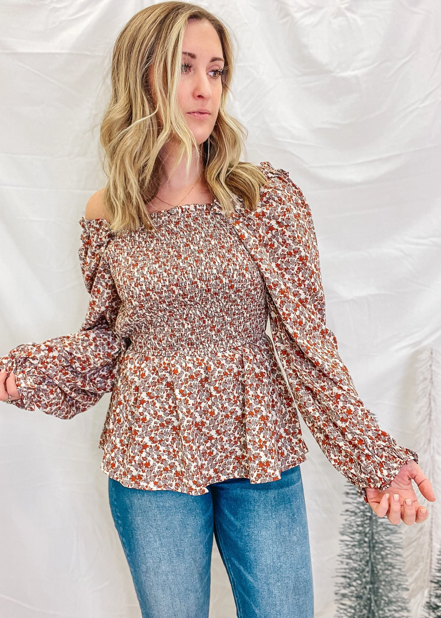 womens boho top