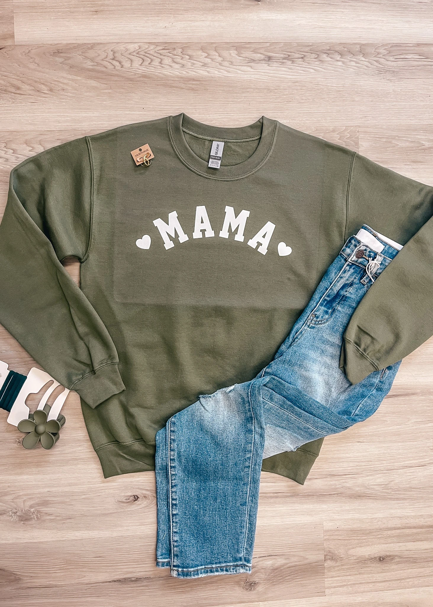 Lucky Mama Crewneck Sweatshirt