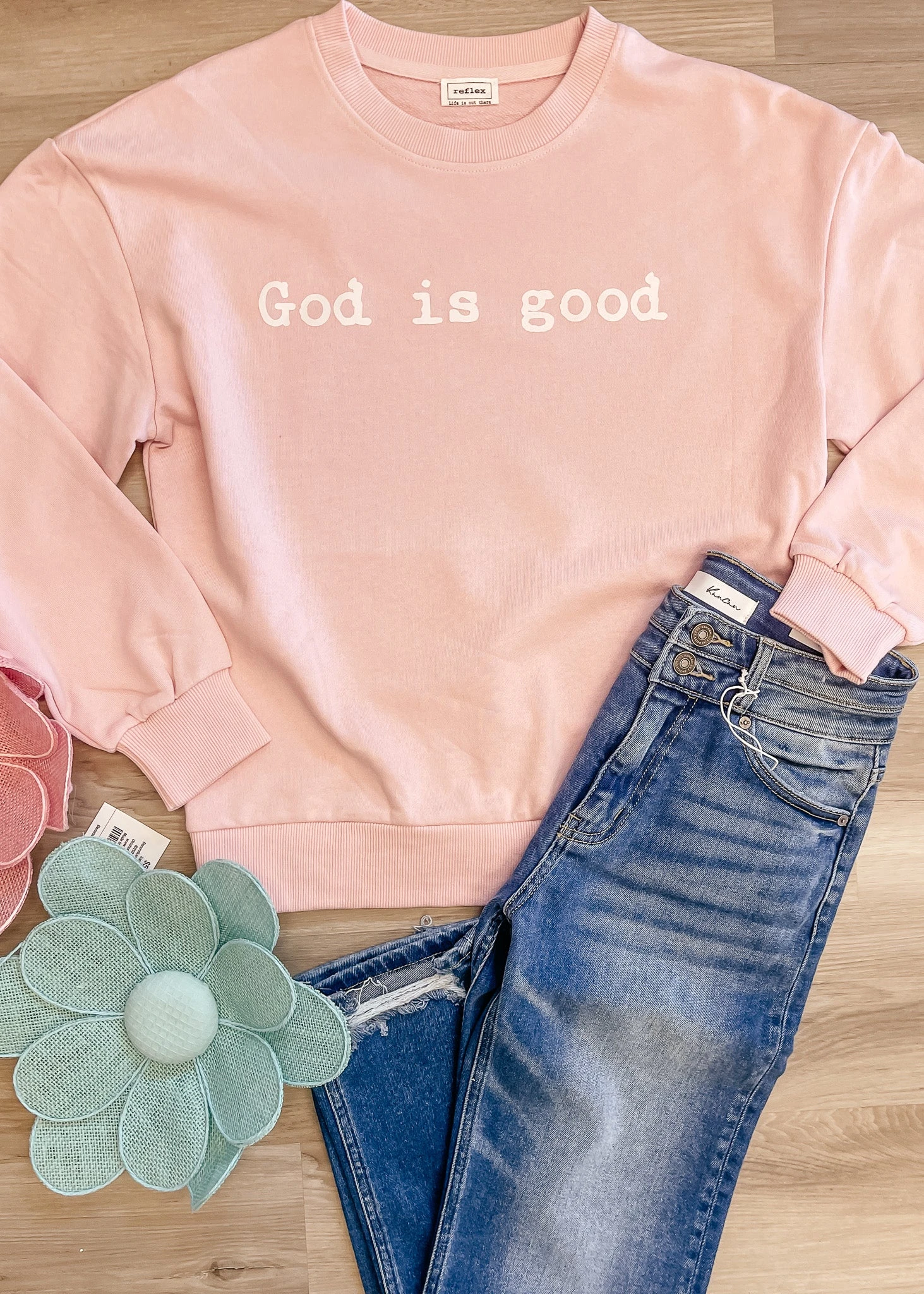 God is Good Crewneck Sweatshirt