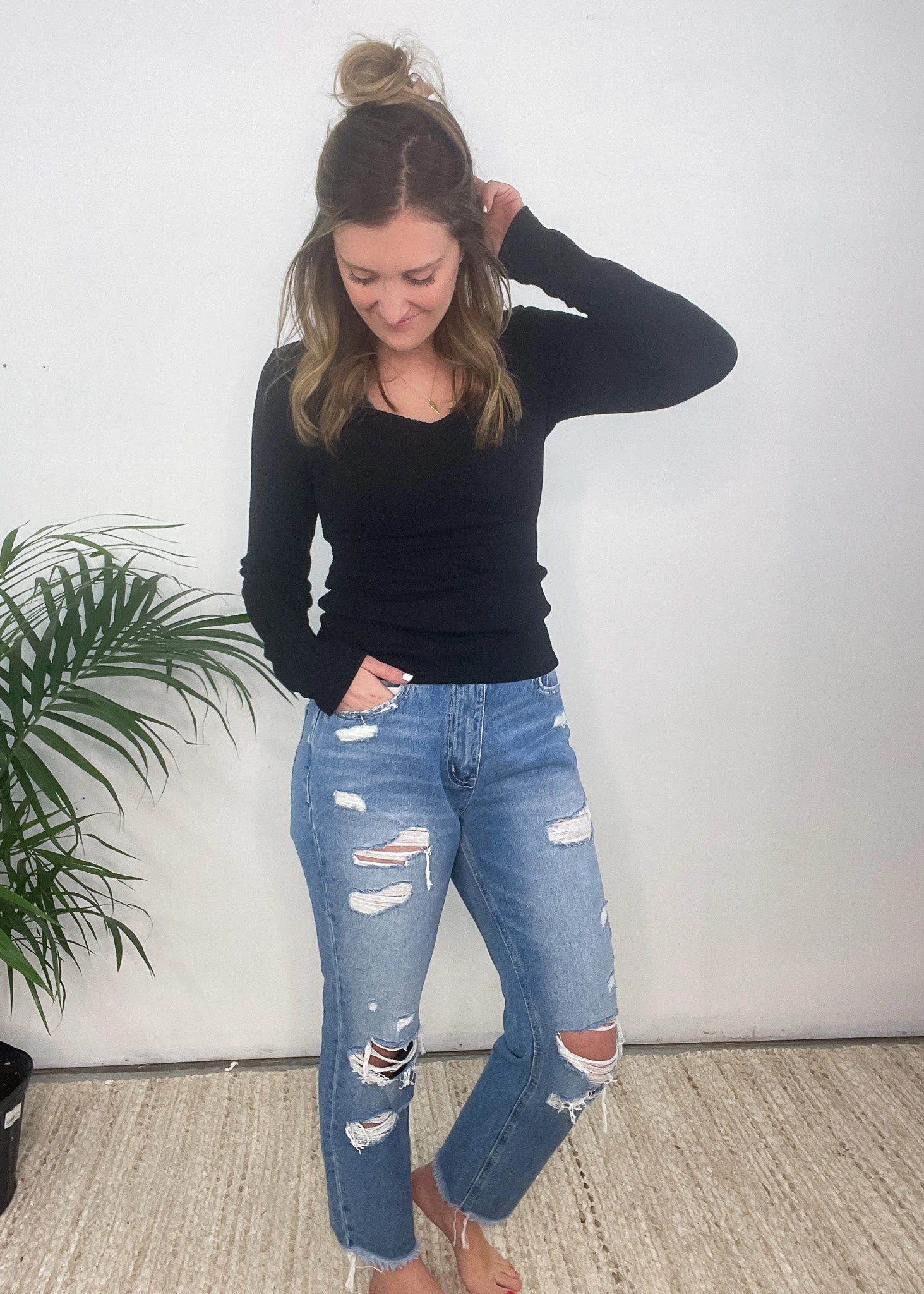 Sweetheart Ribbed Top
