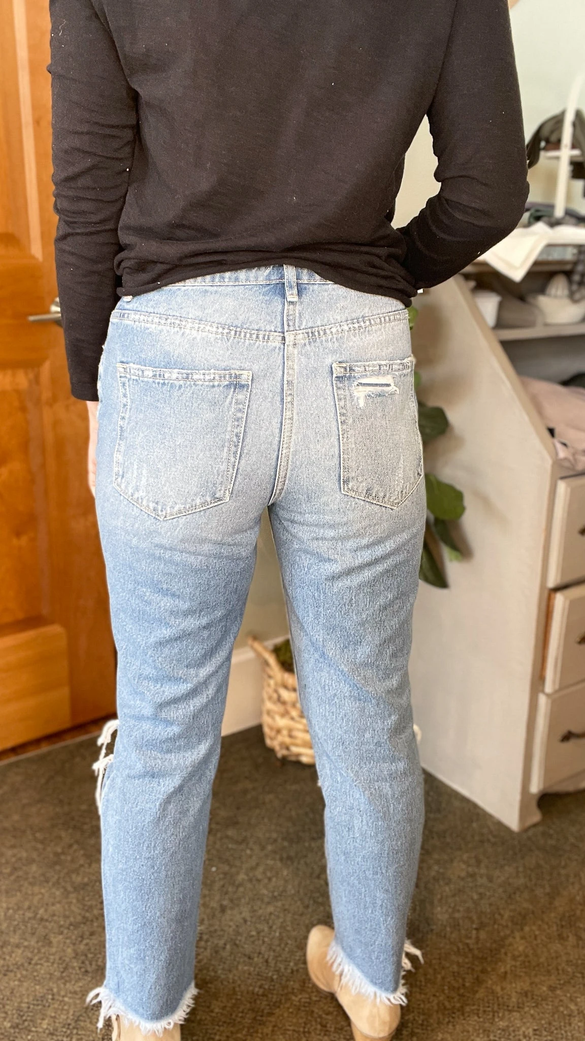Emma High Waisted Mom Jeans