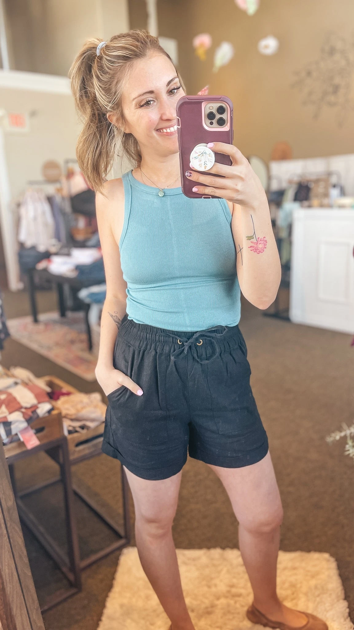 Basic Ribbed Tank Top (2 colors)