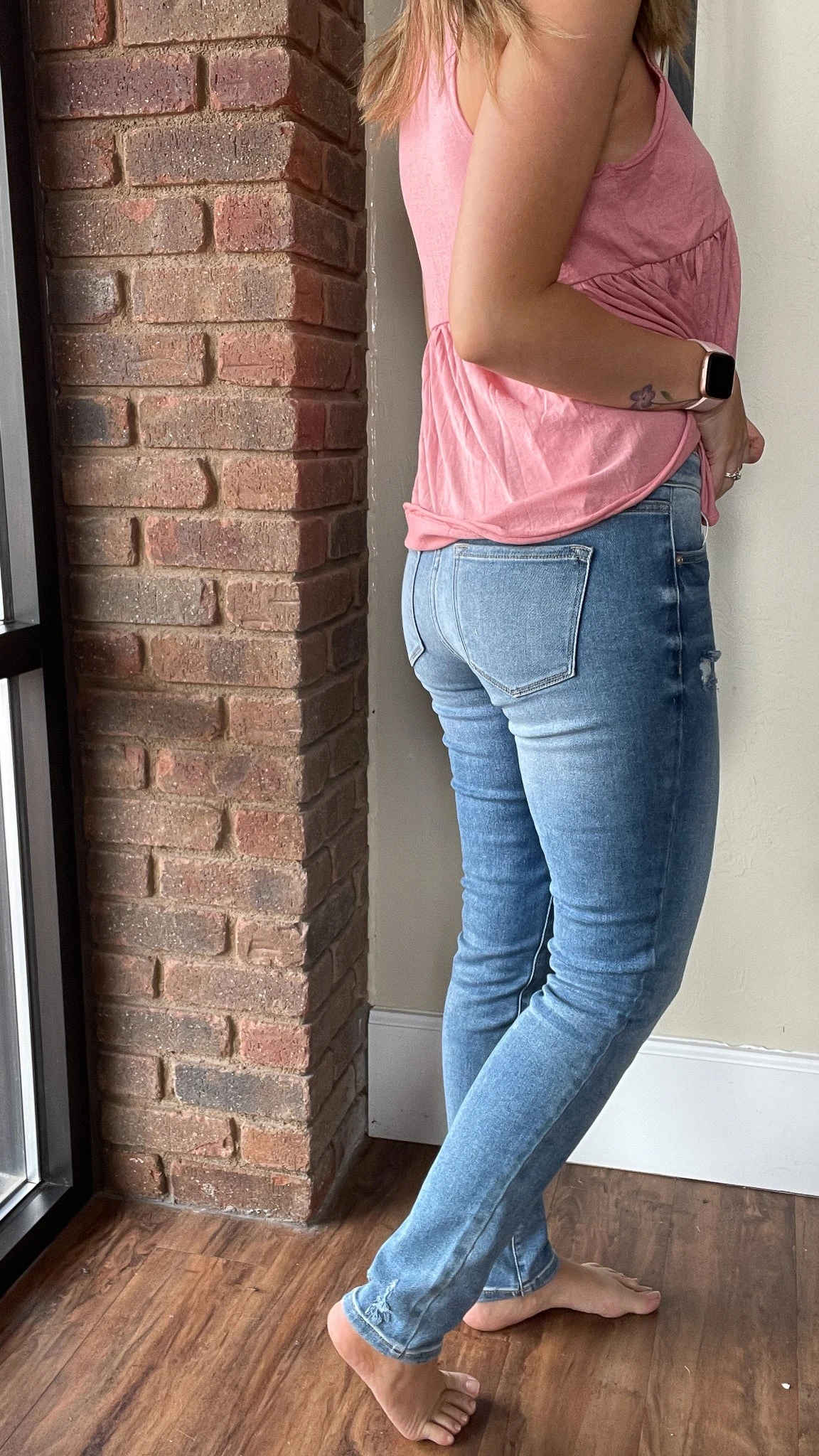 Kelsey Mid Rise Skinny Jeans