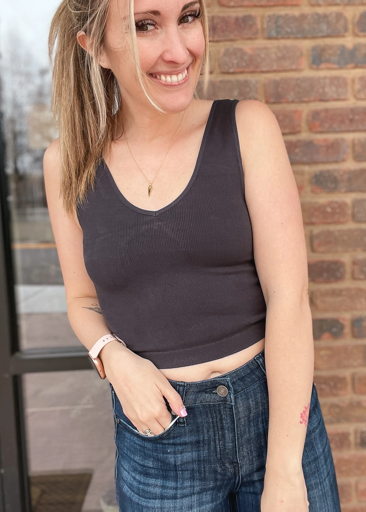 Reversible Crop Tank