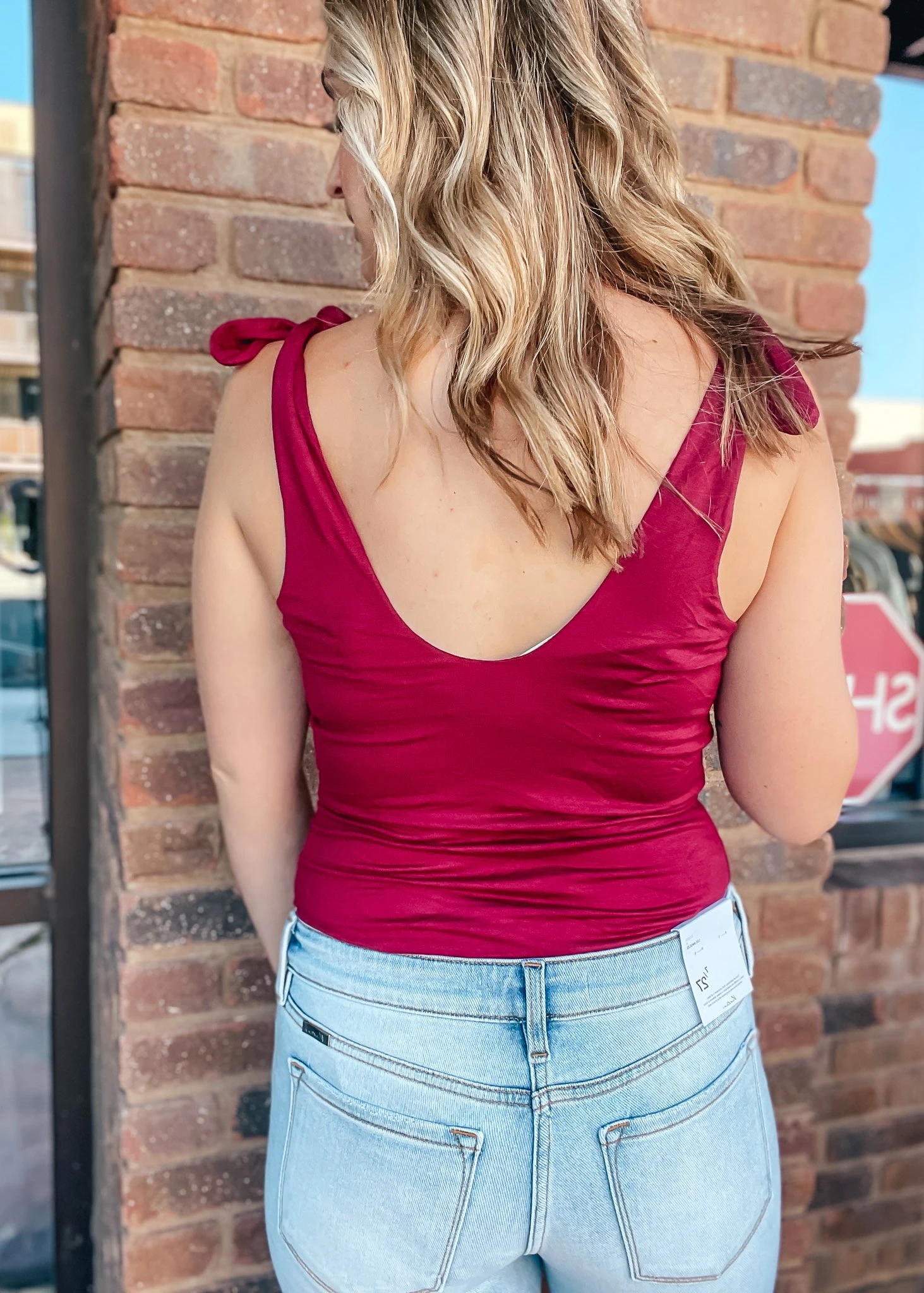 Merlot Sleeveless Bodysuit