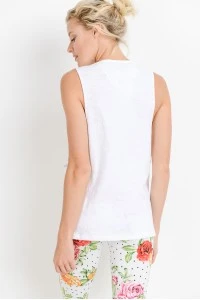 Essential Muscle Tank - White