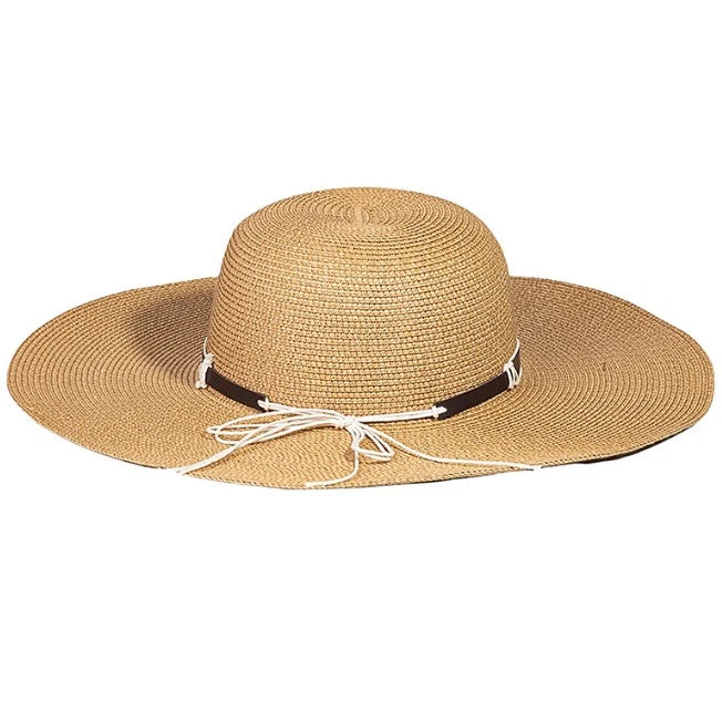 String Strap Floppy Straw Sun Hat