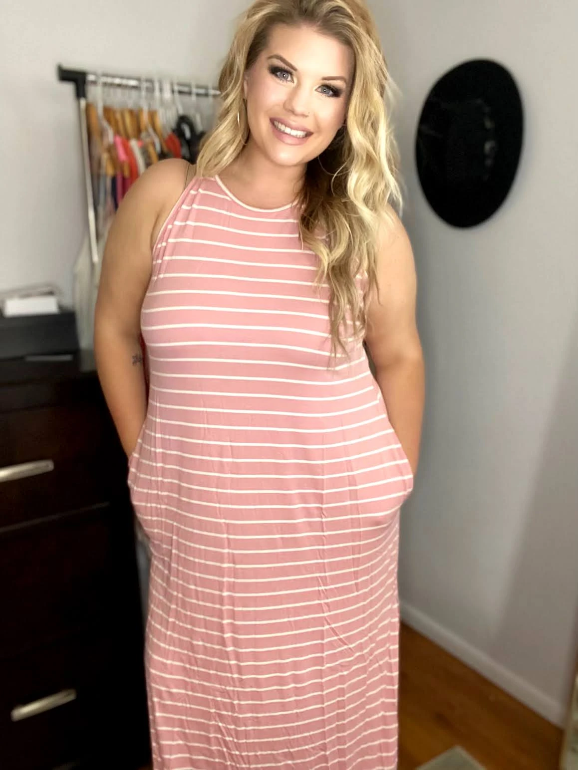 Allie Striped Maxi Dress